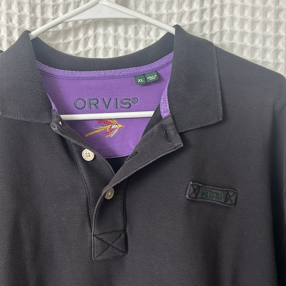 Orvis Mens Short Sleeve Polo Shirt Size XL - Picture 3 of 7